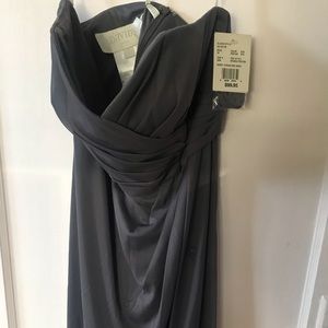 Charcoal bridesmaid dress🖤